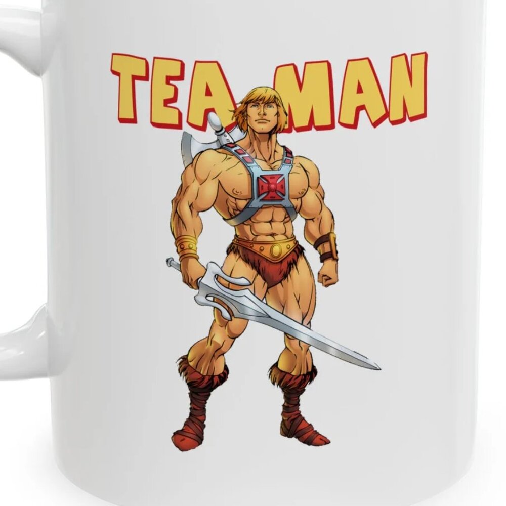 Tea Man He Man parody Mug – 80’s Cartoon Retro Mug 91